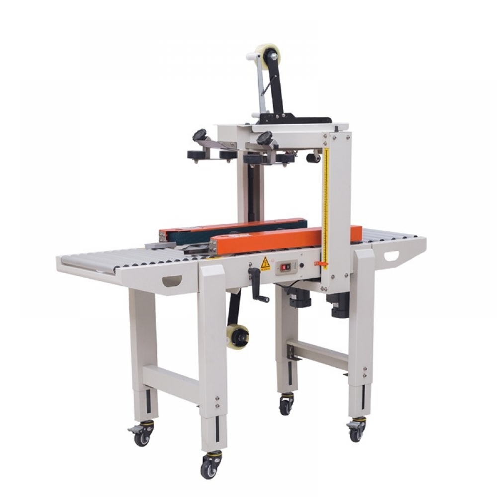 FXC4530 Carton sealer box sealing packaging machine with side belt conveyor